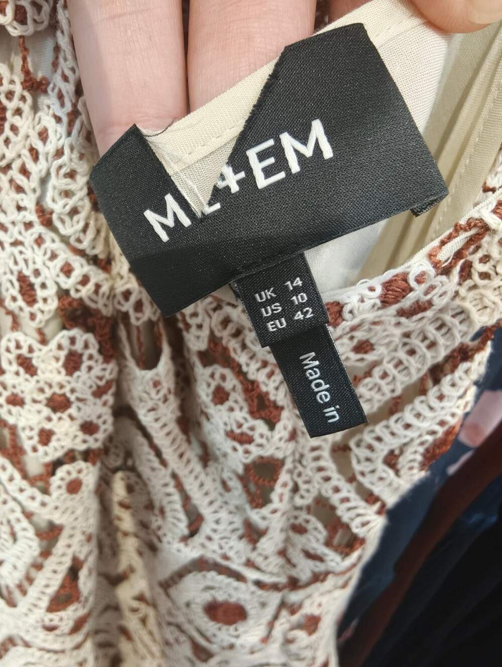 ME+EM Graphic Lace Maxi Dress - Picture 15 of 16